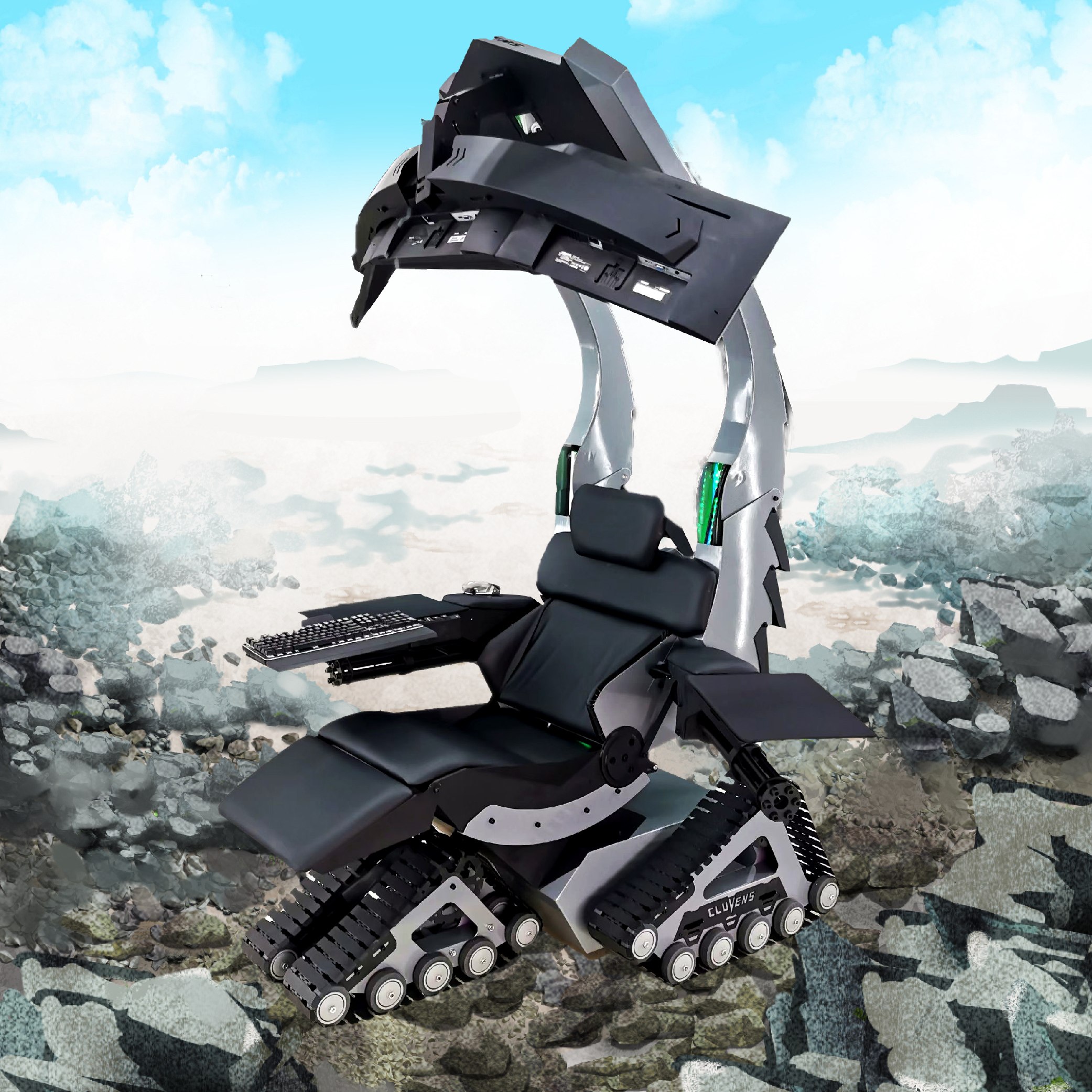 ScorpTokyo Gatling｜まさに男のロマン！重戦車型ゲーミングチェア